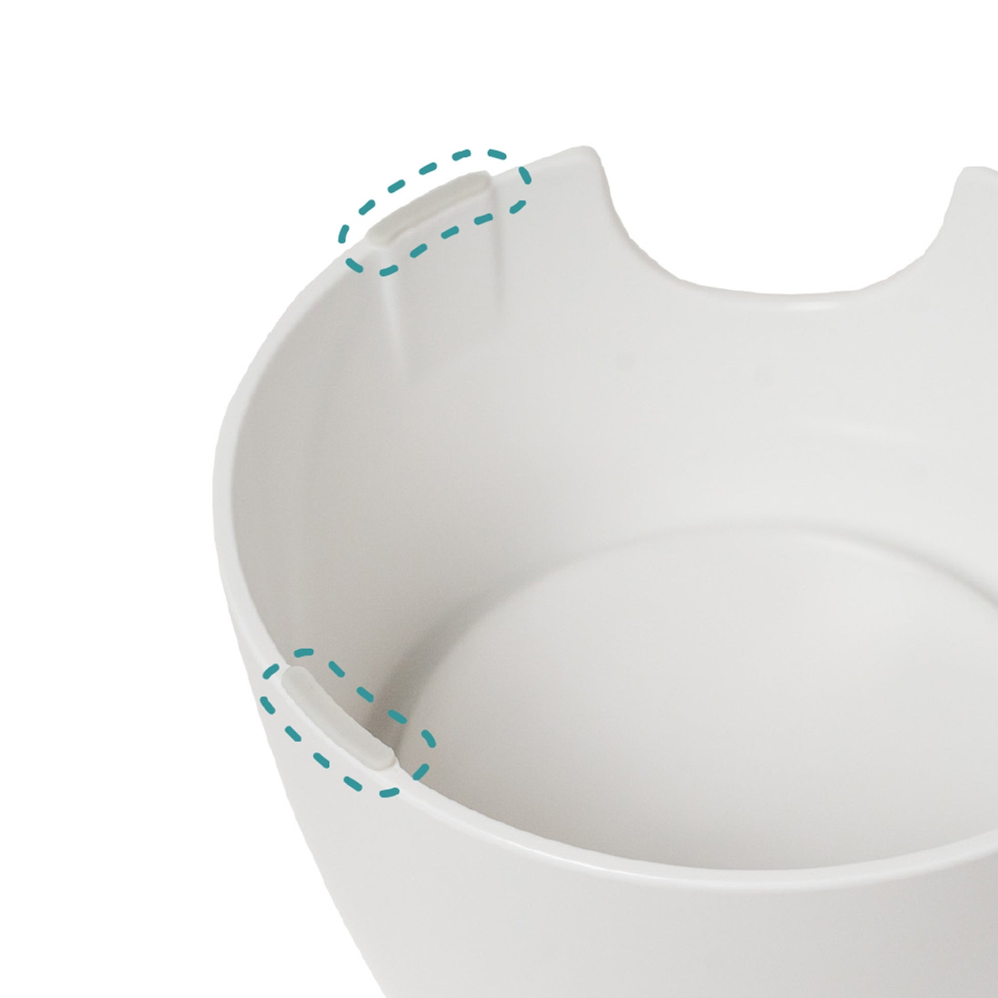 Richell Raised Slow Feeder Bowl