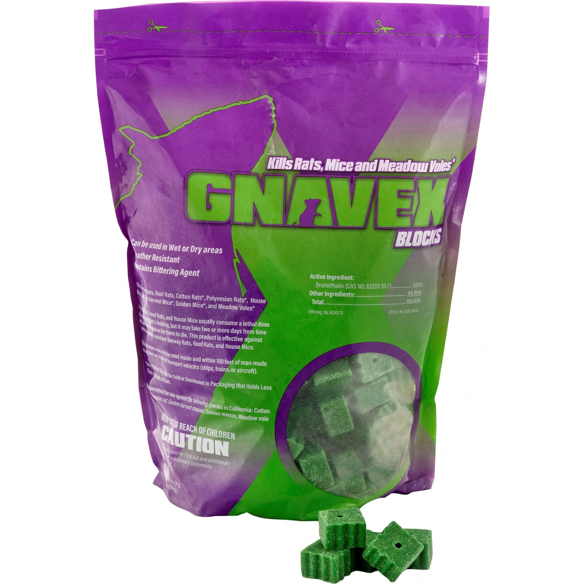 Gnavex Rats Mice & Voles Bait Blocks