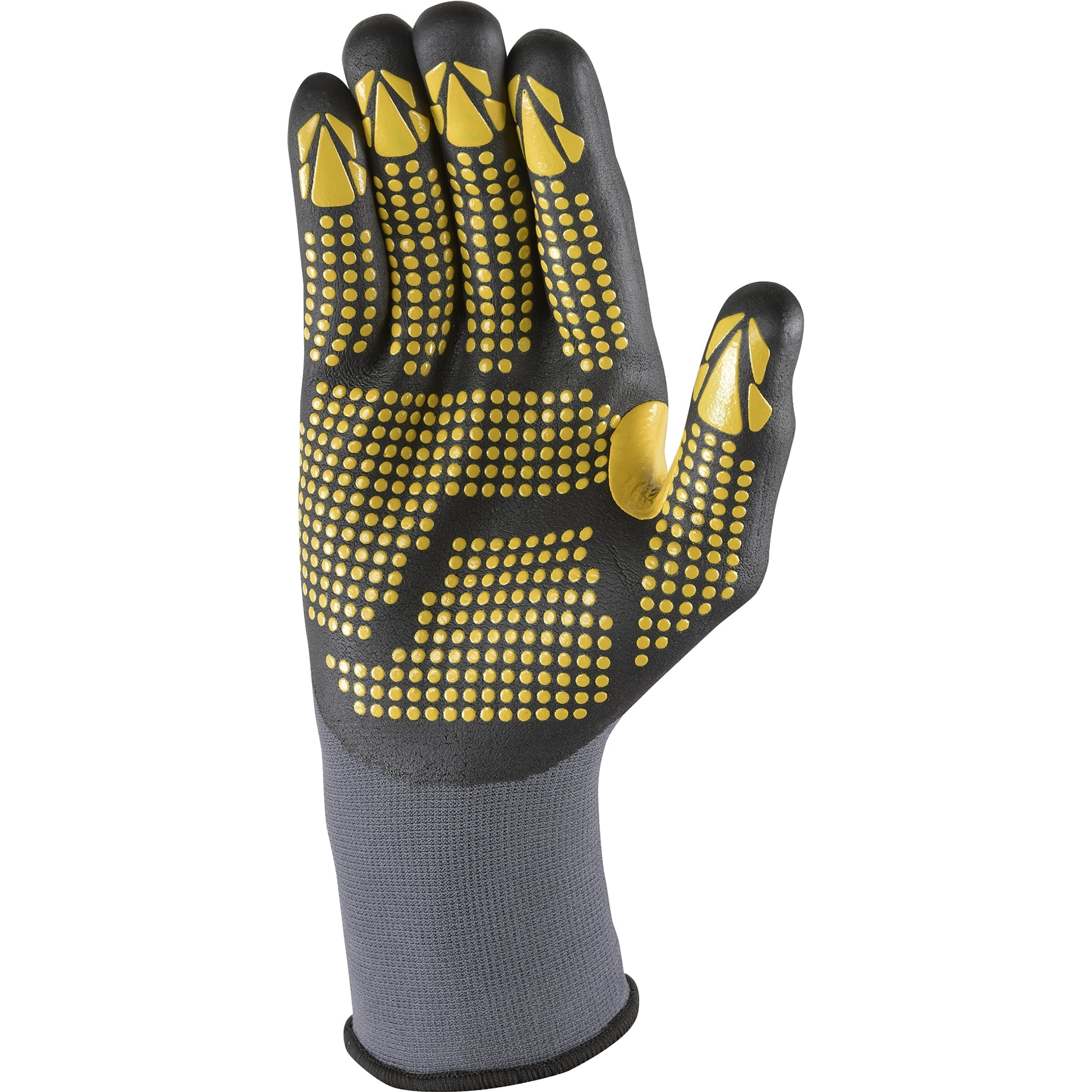 Wells Lamont Mens Nitrile Coated Gloves with Dots