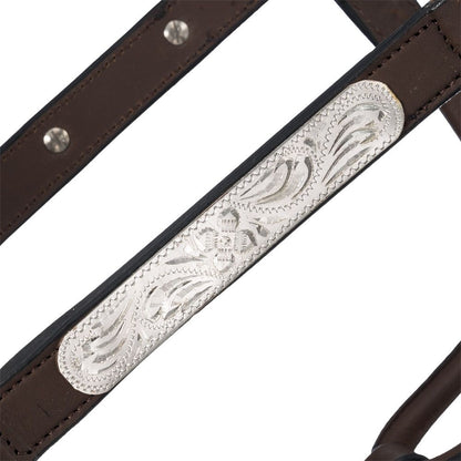 Silver Royal Show Halter with Berry Edge Buckles