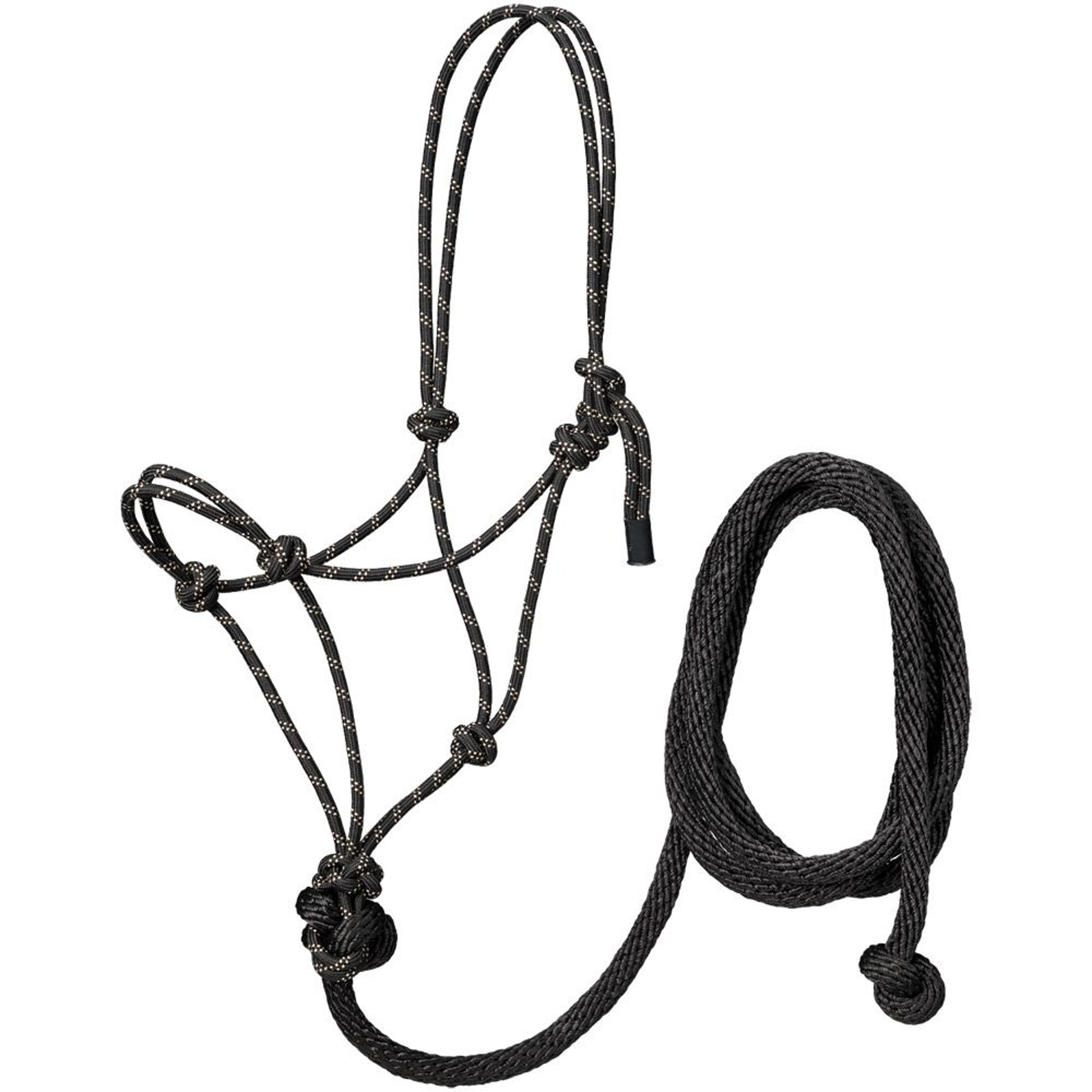 Tough1 Poly Rope Halter with Lead