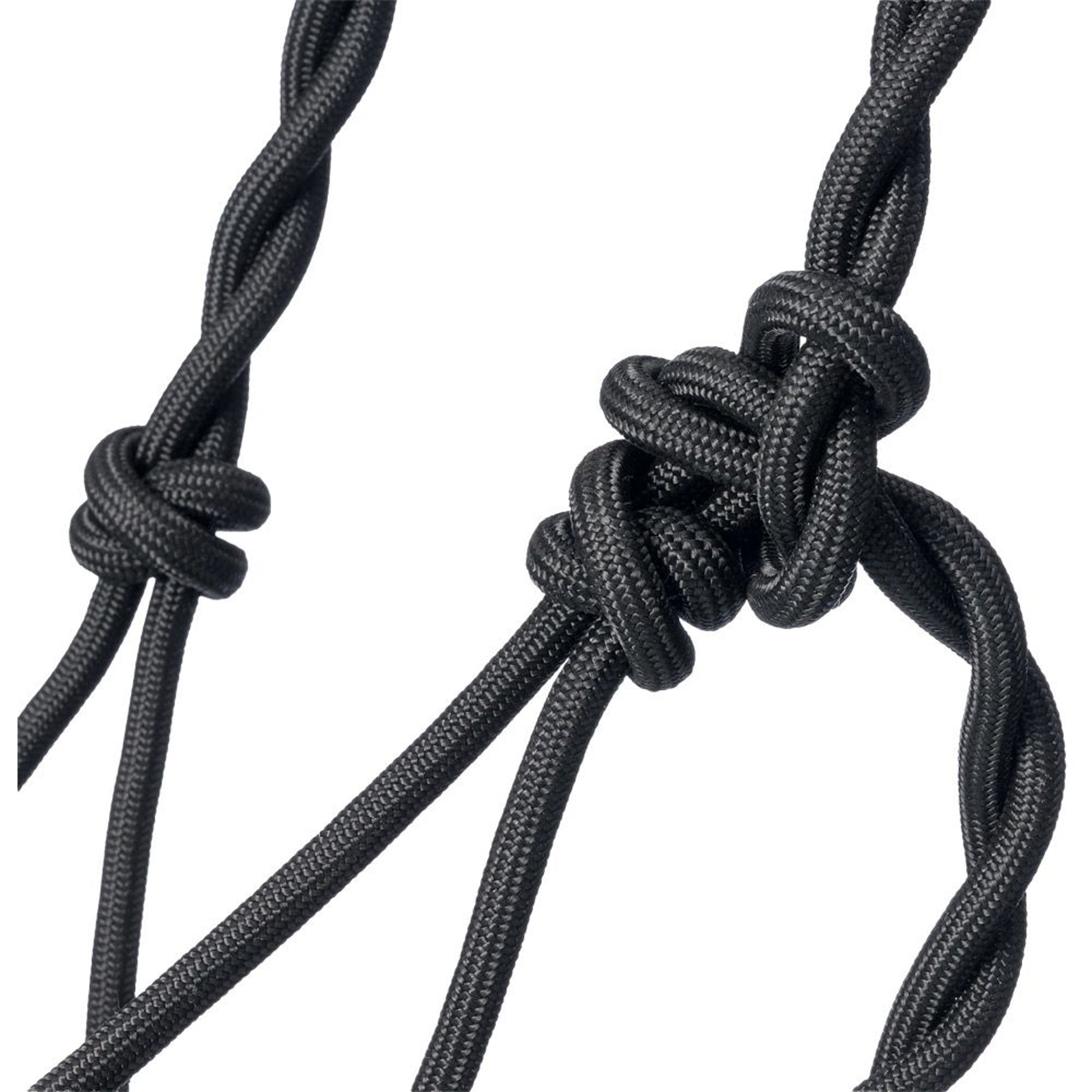 Tough1 Knotted Pony Rope Halter with Twisted Crown