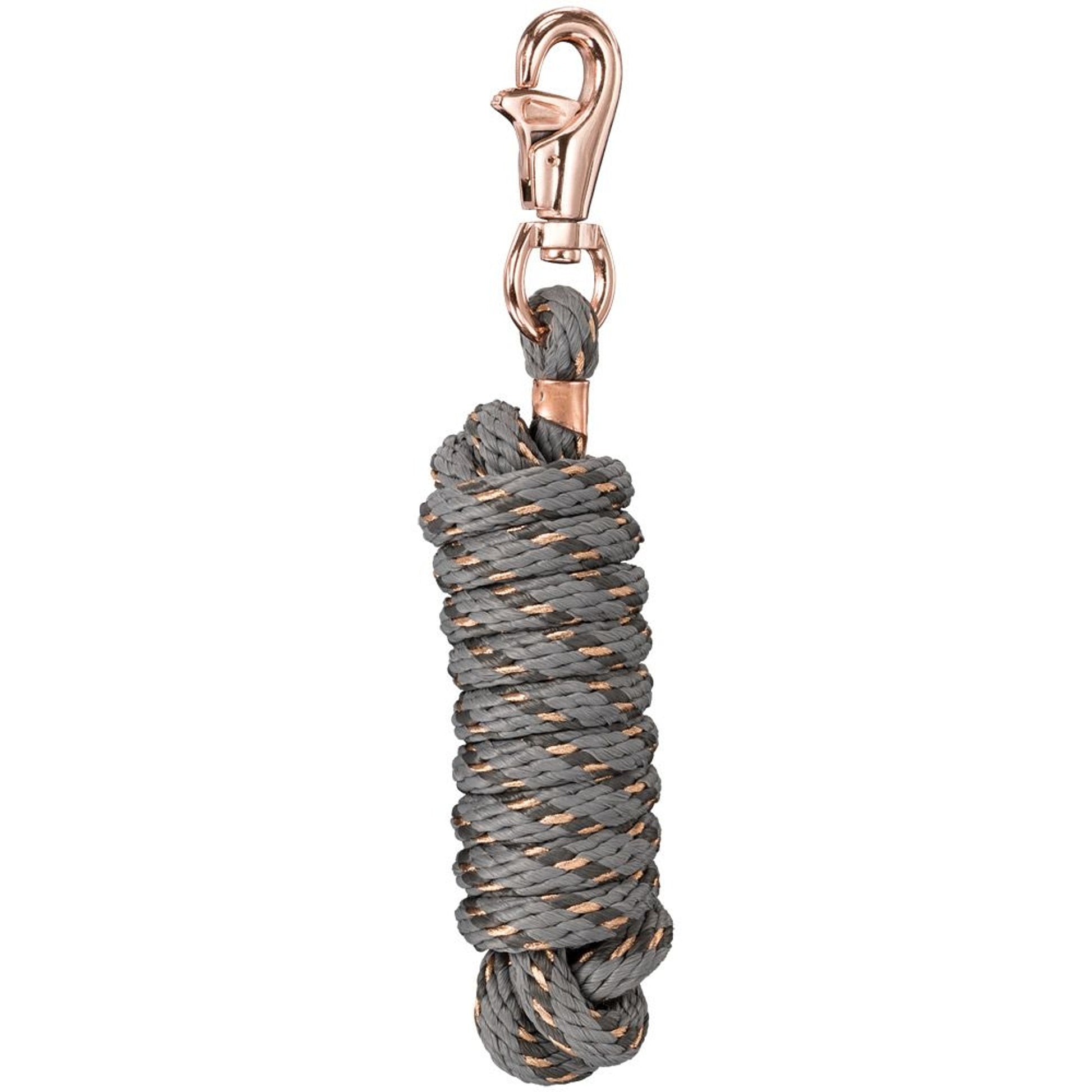 Tough1 Poly Lead Rope with Rose Gold Triggerbull Snap