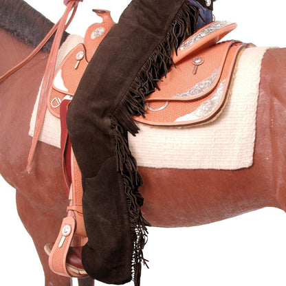 Tough1 Premium Suede Equitation Chaps