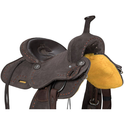 Stanton Suede Youth Trail/Barrel Saddle