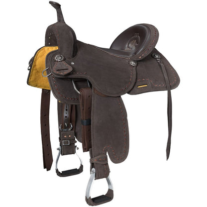 Stanton Suede Trail/Barrel Saddle