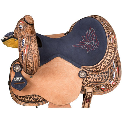 Tough1 Youth Americana Barrel Saddle