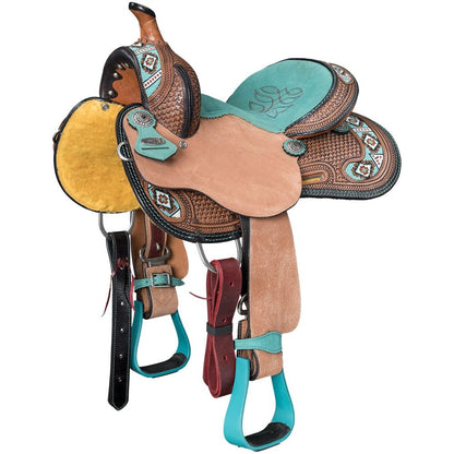 Tough1 Youth Taos Barrel Saddle