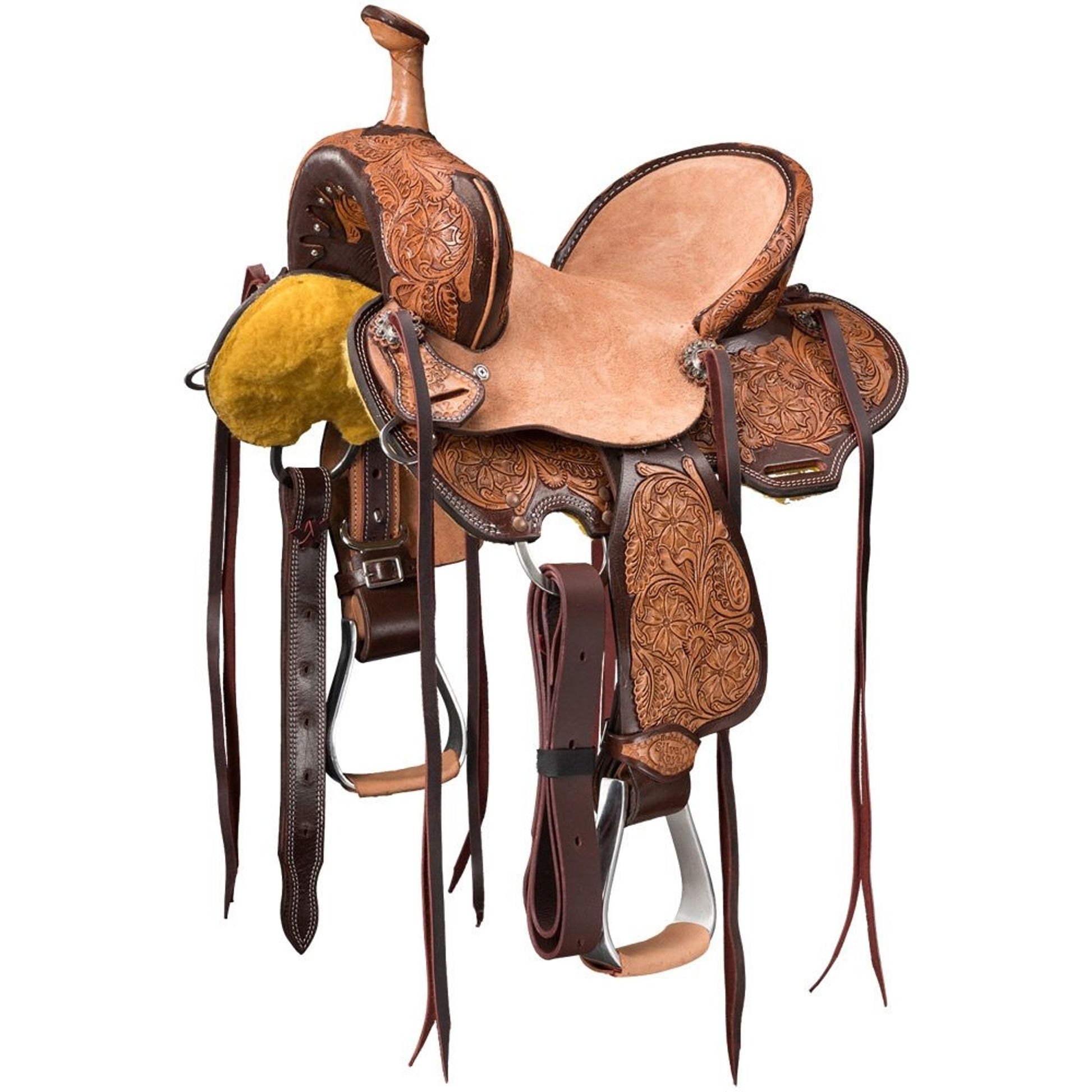 Silver Royal Youth Billings Barrel Saddle