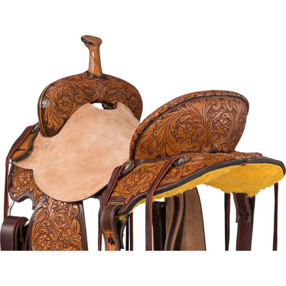 Silver Royal Billings Barrel Saddle