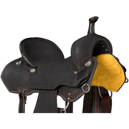 Silver Royal Brownsville Barrel Saddle