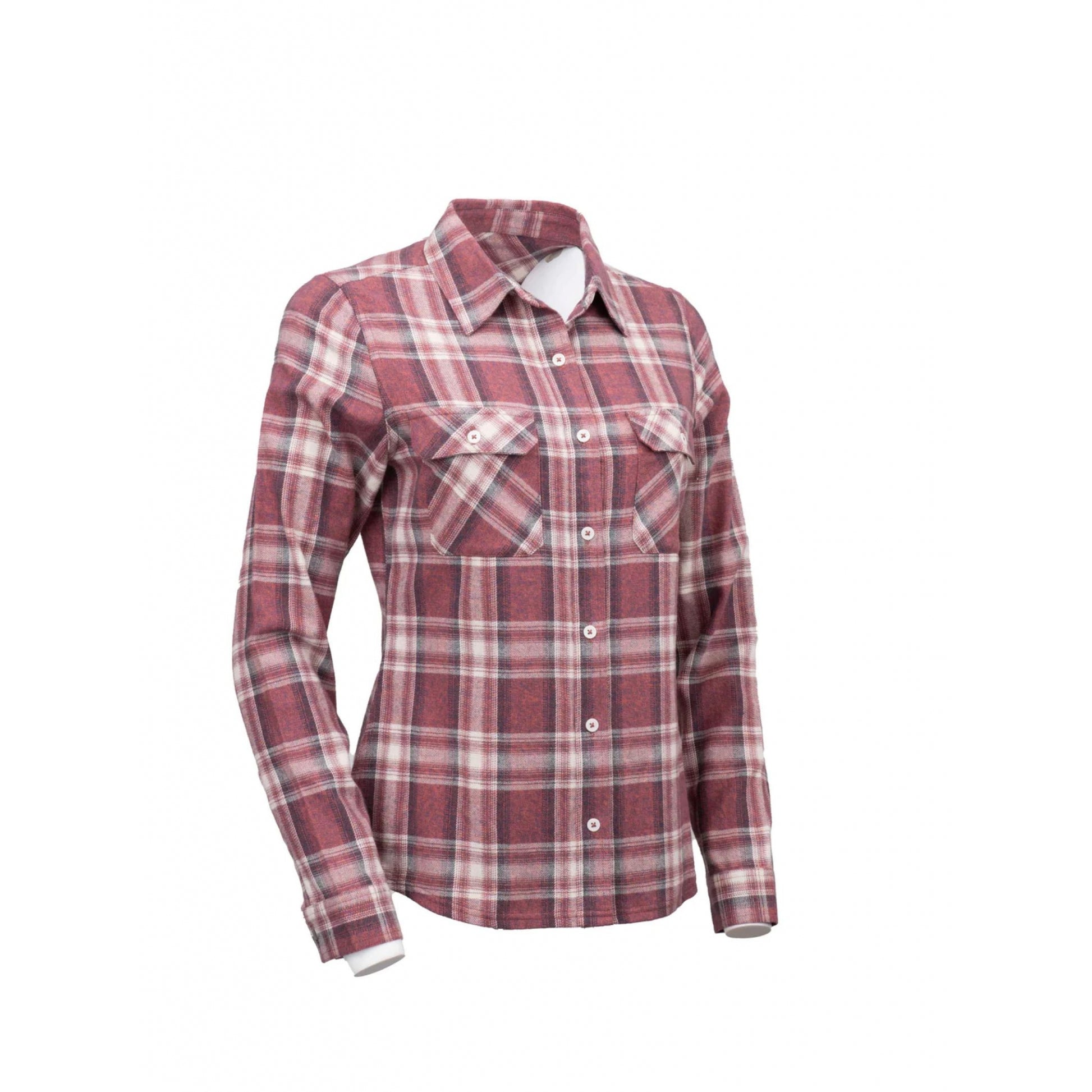 Outback Trading Ladies Cotton Plaid Outback Shirt