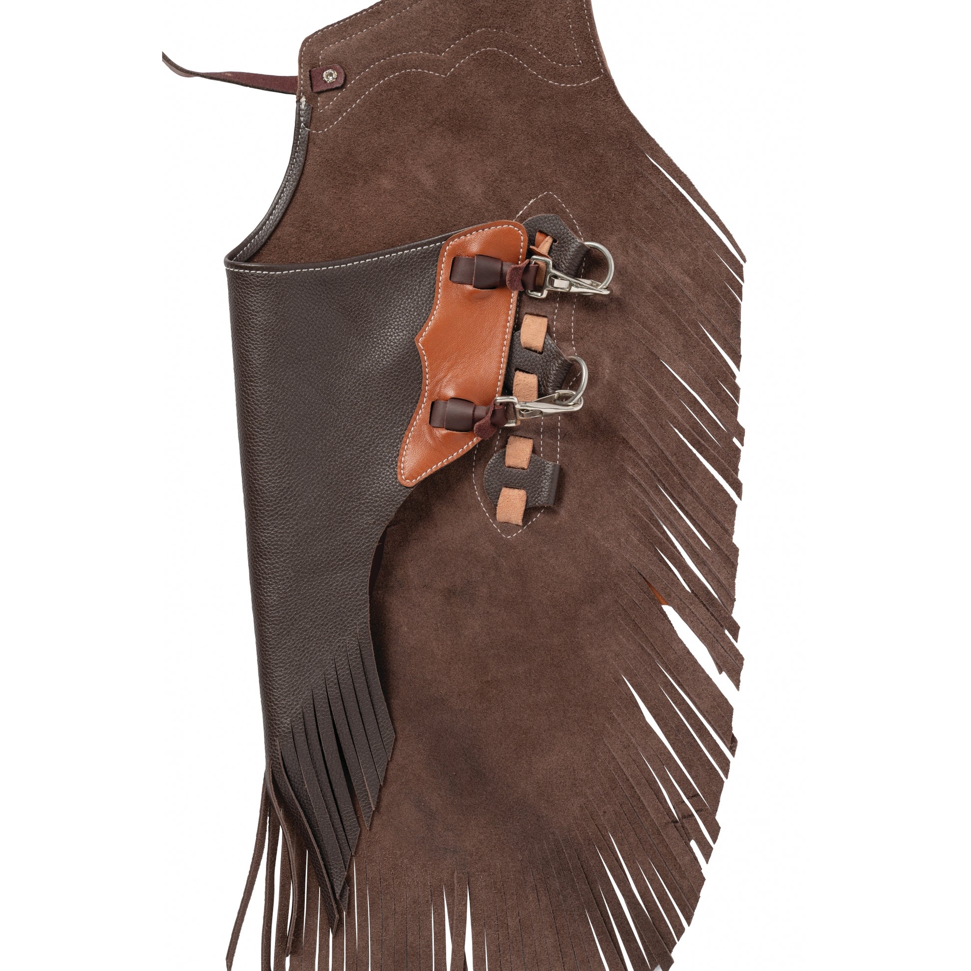 Weaver Kids Leather Buckstitch Cowboy Chinks