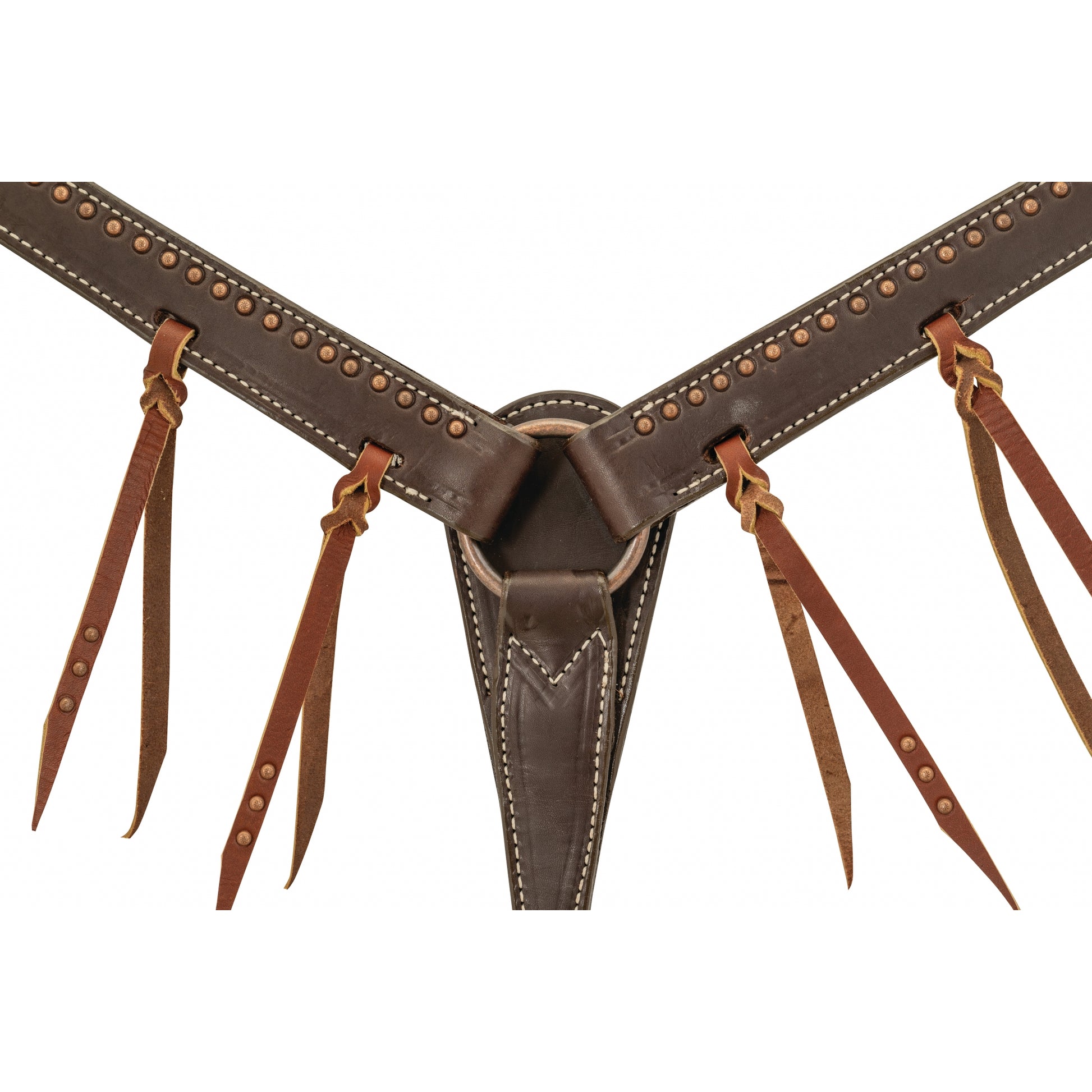 Weaver Tasseled Western Outlaw Leather Breast Collar