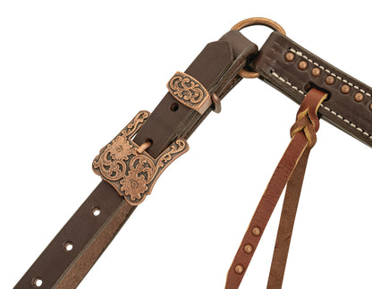 Weaver Tasseled Western Outlaw Leather Breast Collar