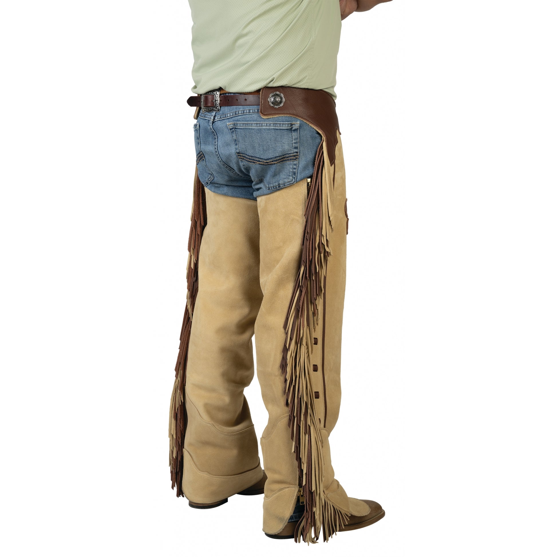 Weaver Premium Western Leather Chaps