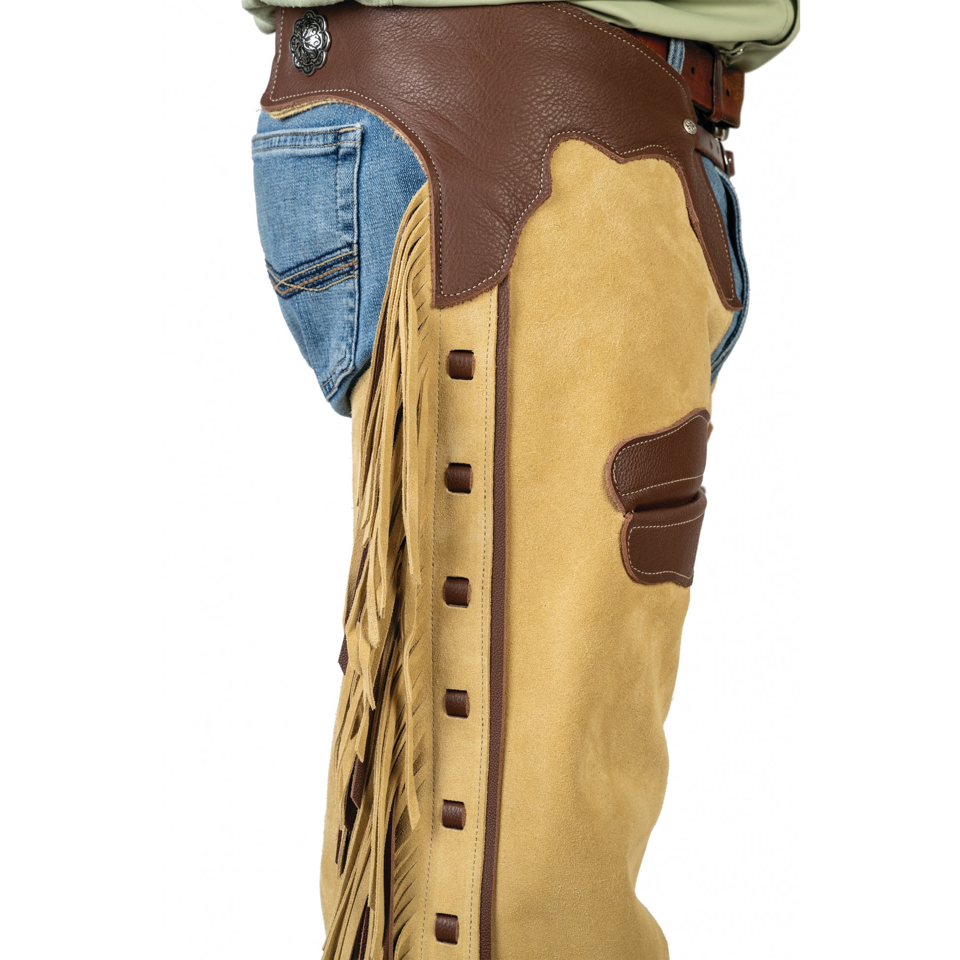 Weaver Premium Western Leather Chaps