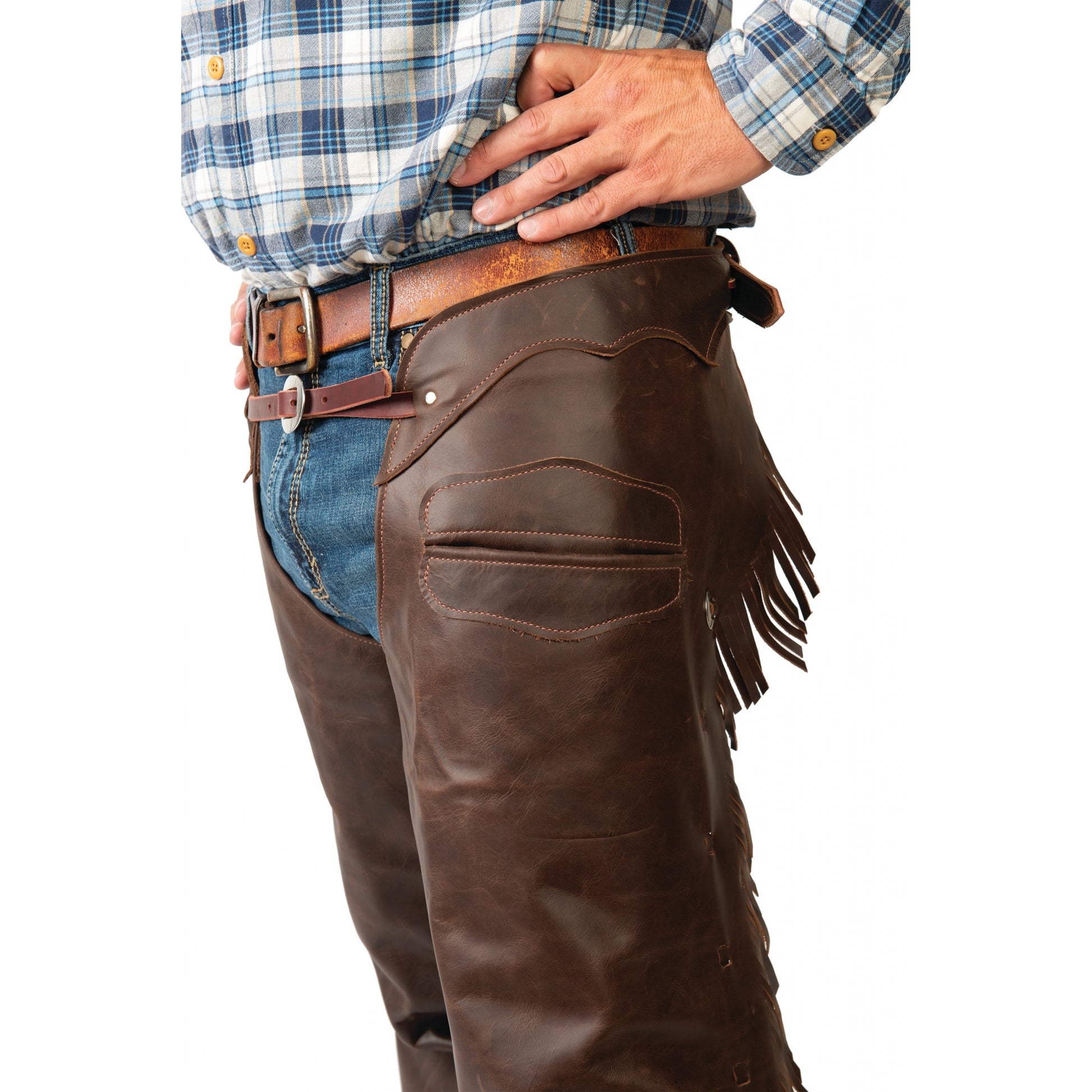 Weaver Western Leather Chaps