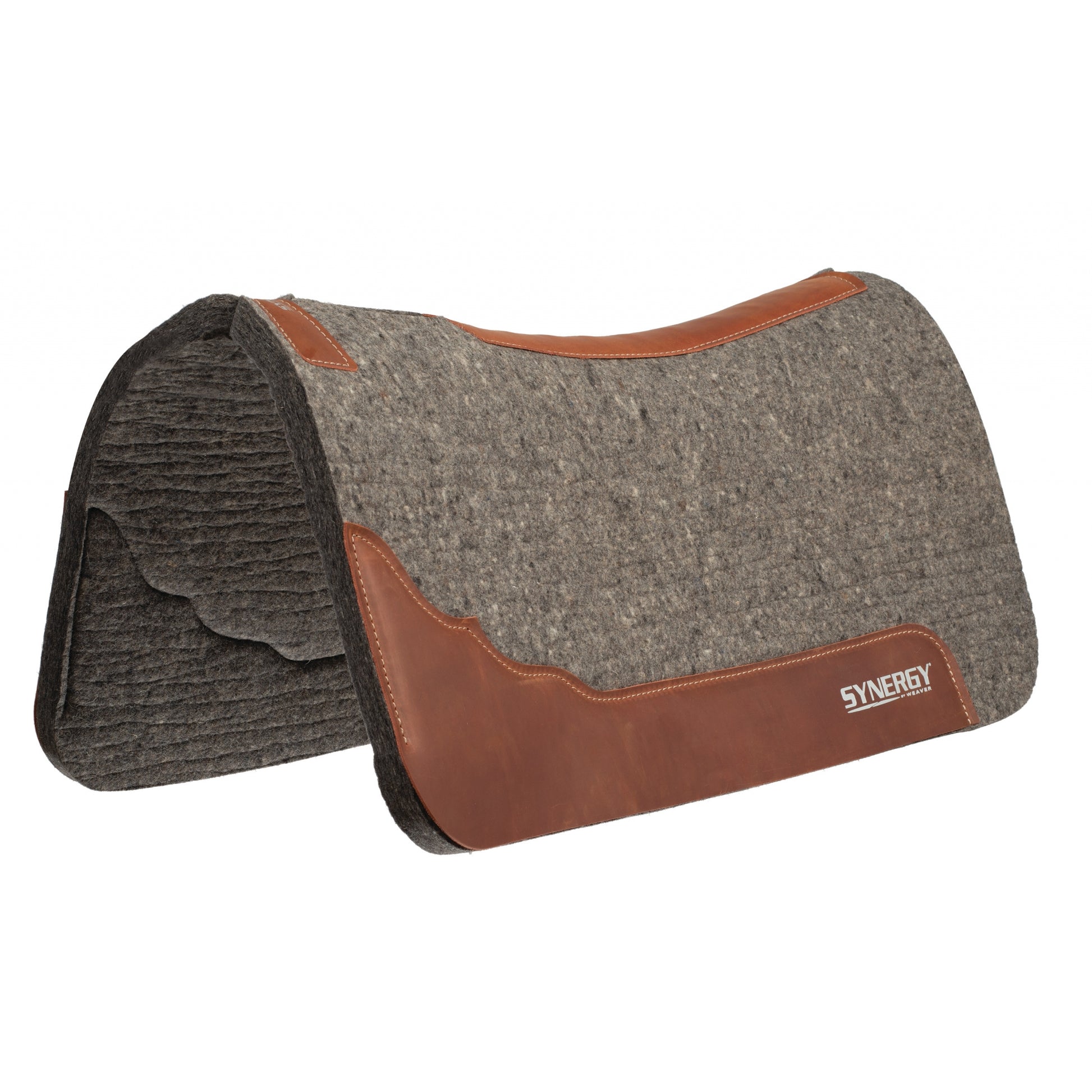 Weaver Synergy Contoured Steam Pressed 100% Merino Wool Felt Performance Saddle Pad