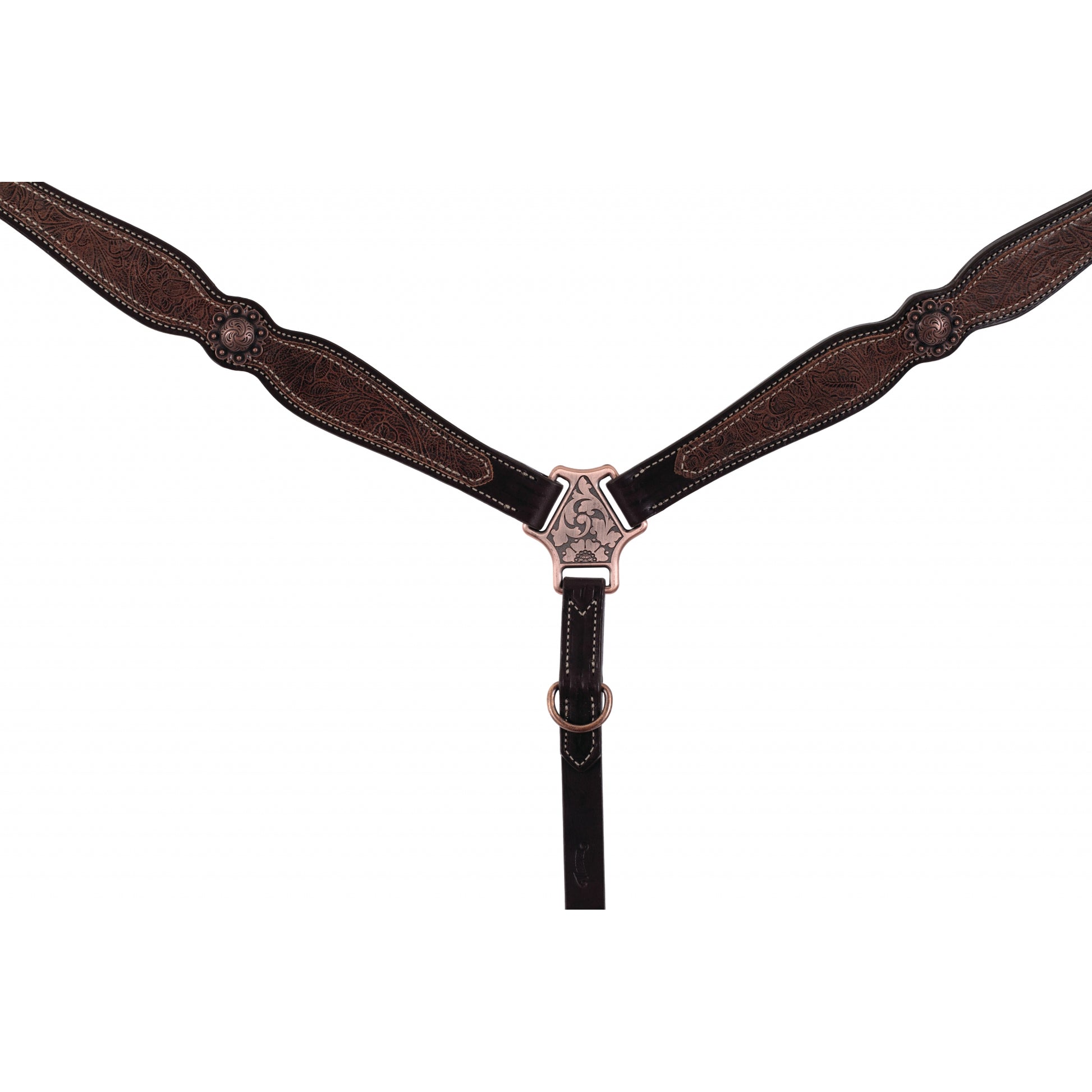 Weaver Western Floral Scalloped Breast Collar