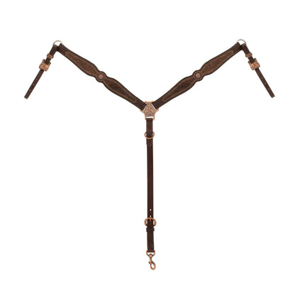 Weaver Western Floral Scalloped Breast Collar