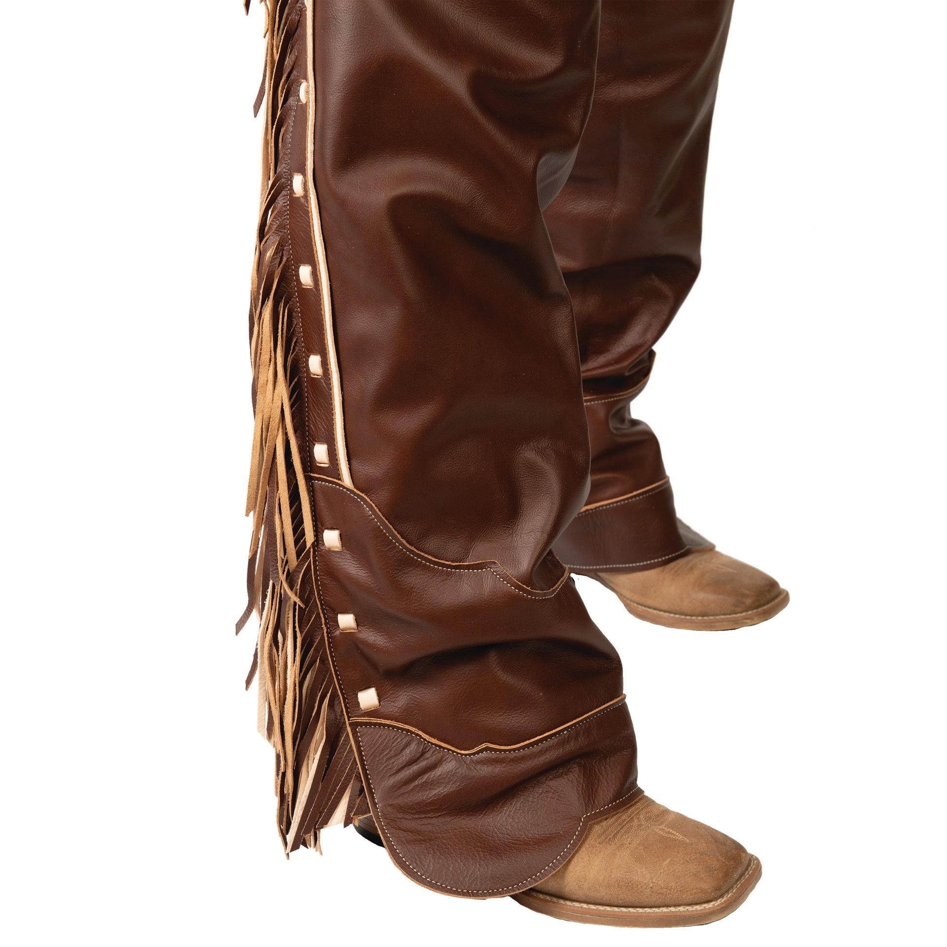 Weaver Premium Western Leather Chaps