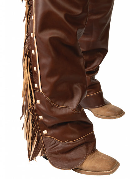 Weaver Premium Western Leather Chaps