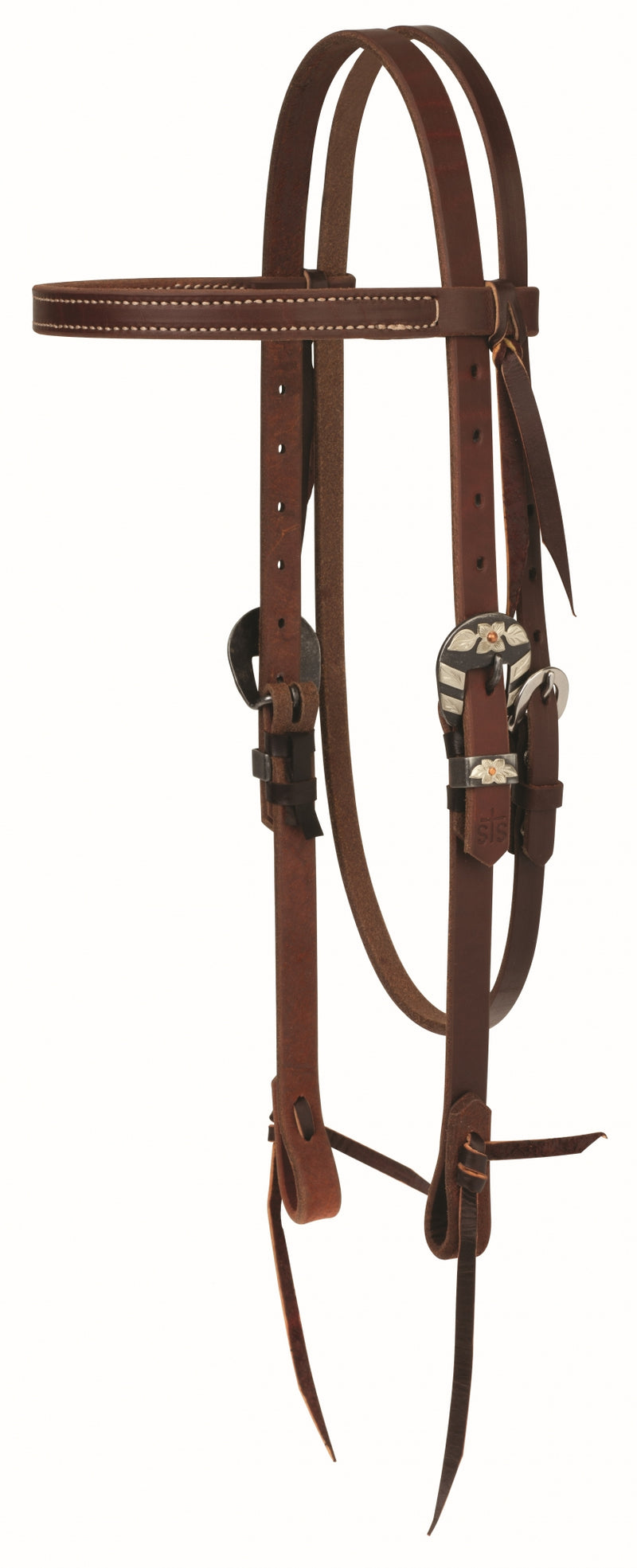 Weaver STS Ranch Signature Tack Harness Leather Browband Headstall