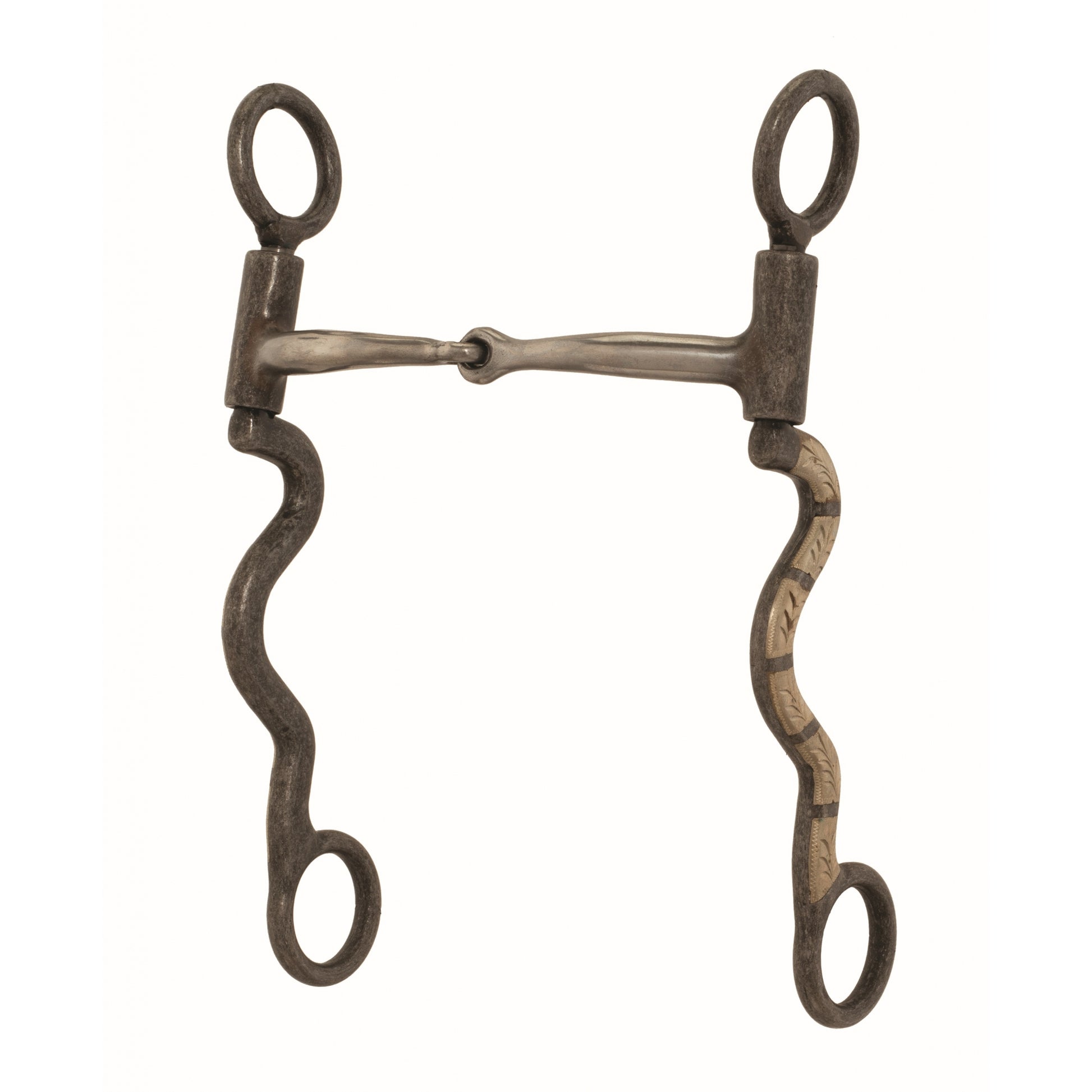Weaver S Shank Horse Bit with Long 8-1/4" Cheeks