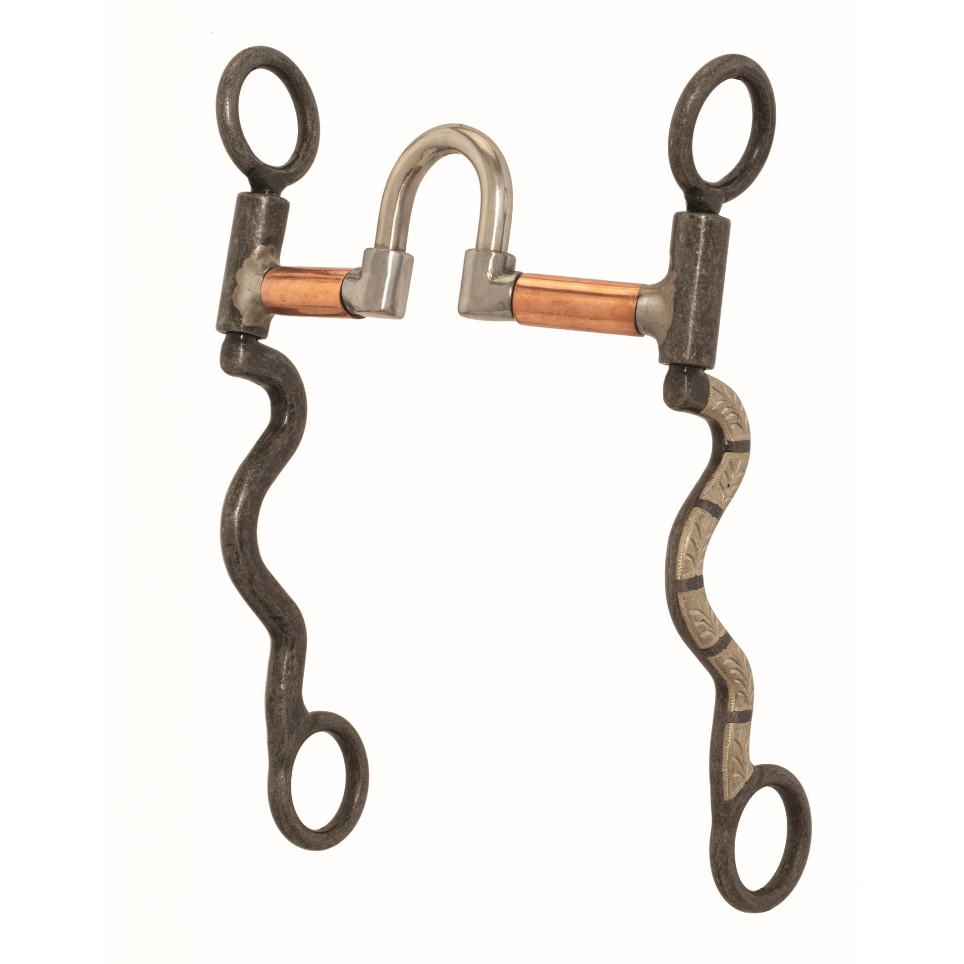 Weaver S Shank Horse Bit with Long 8-1/4" Cheeks