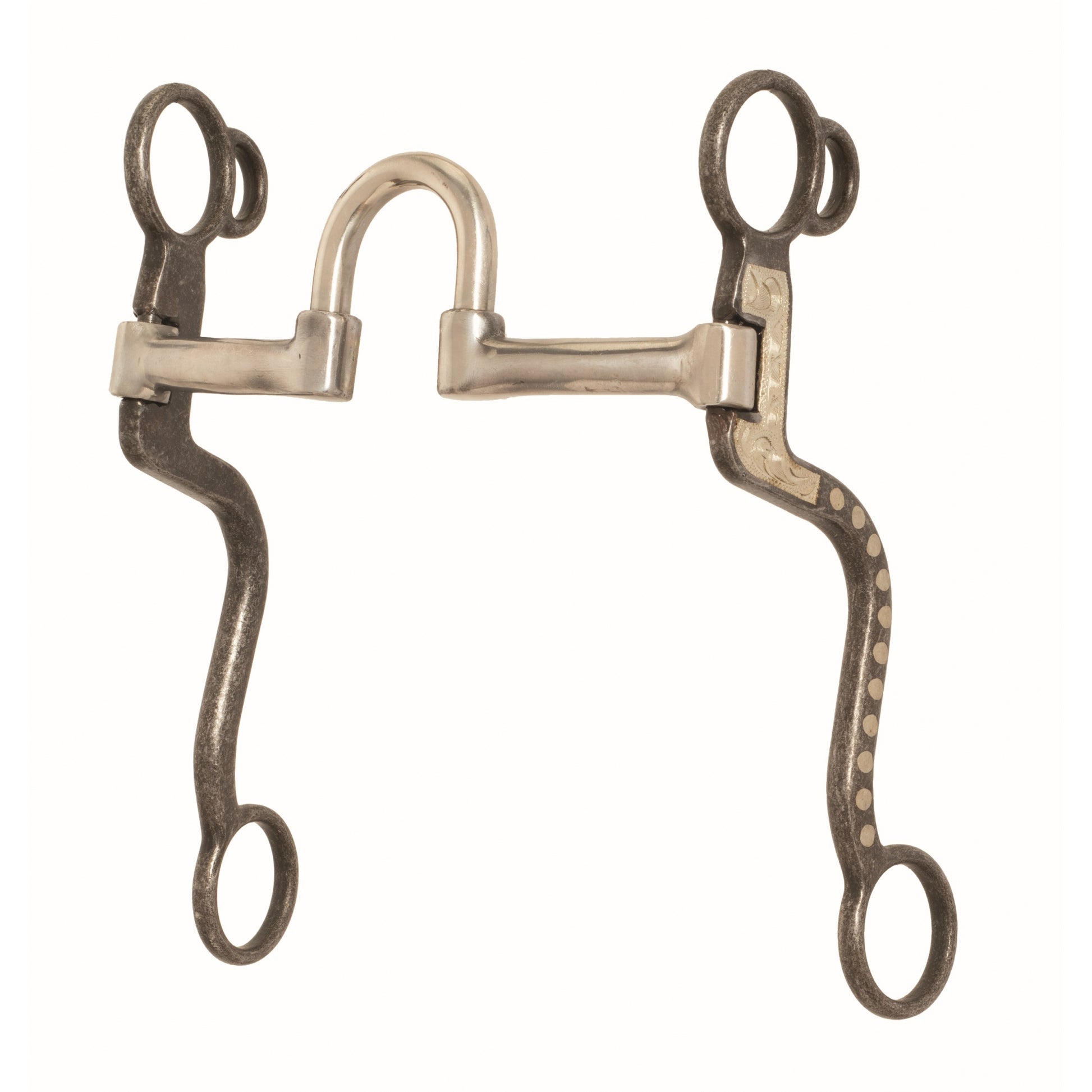 Weaver S Shank Horse Bit with 7" Cheeks