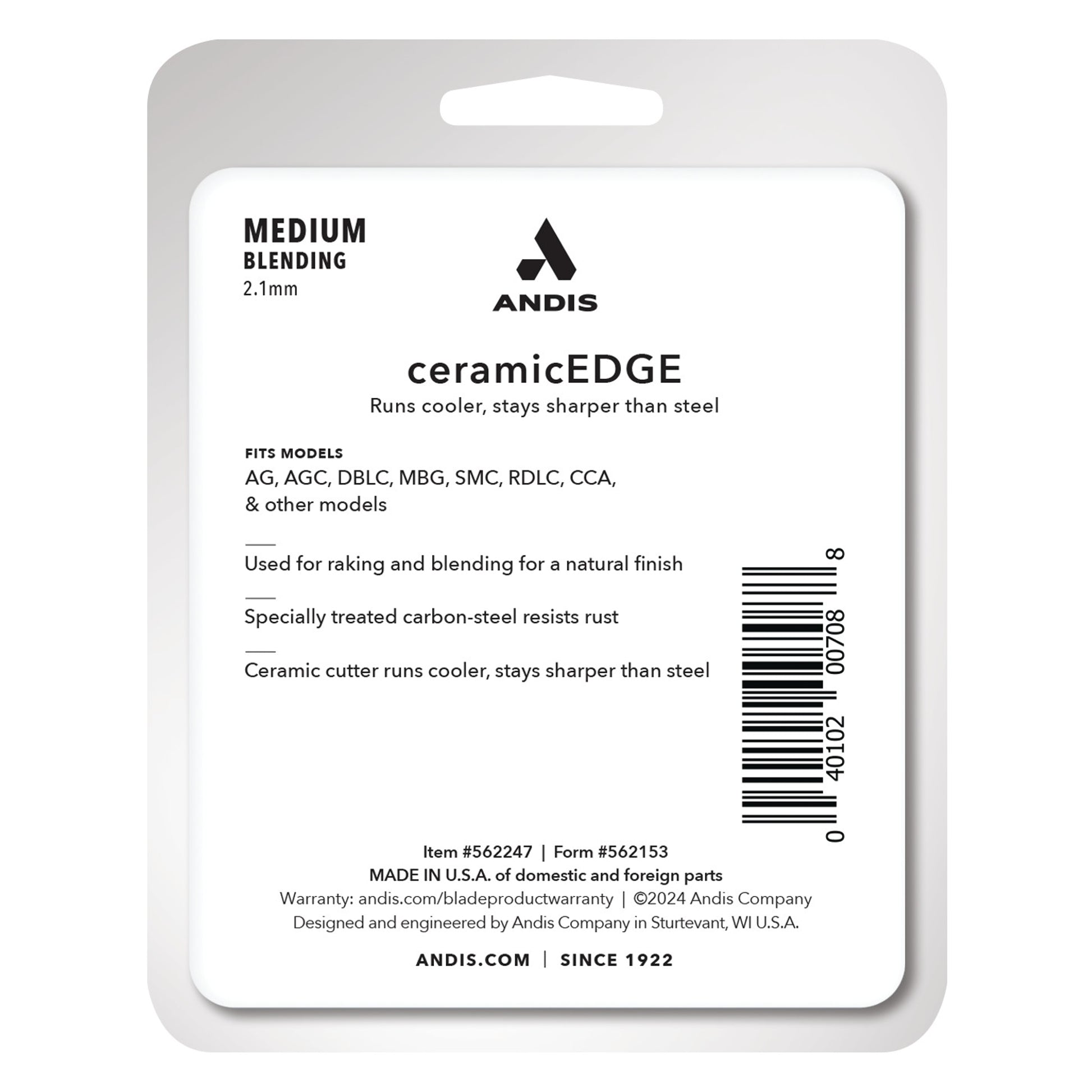 Andis CeramicEdge Medium Blending Blade