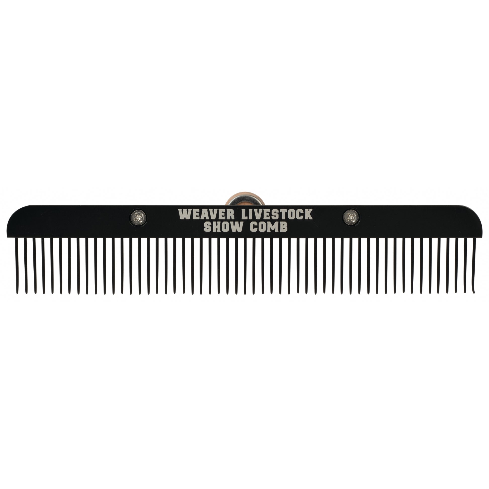 Weaver Teflon Show Comb with Wooden Handle