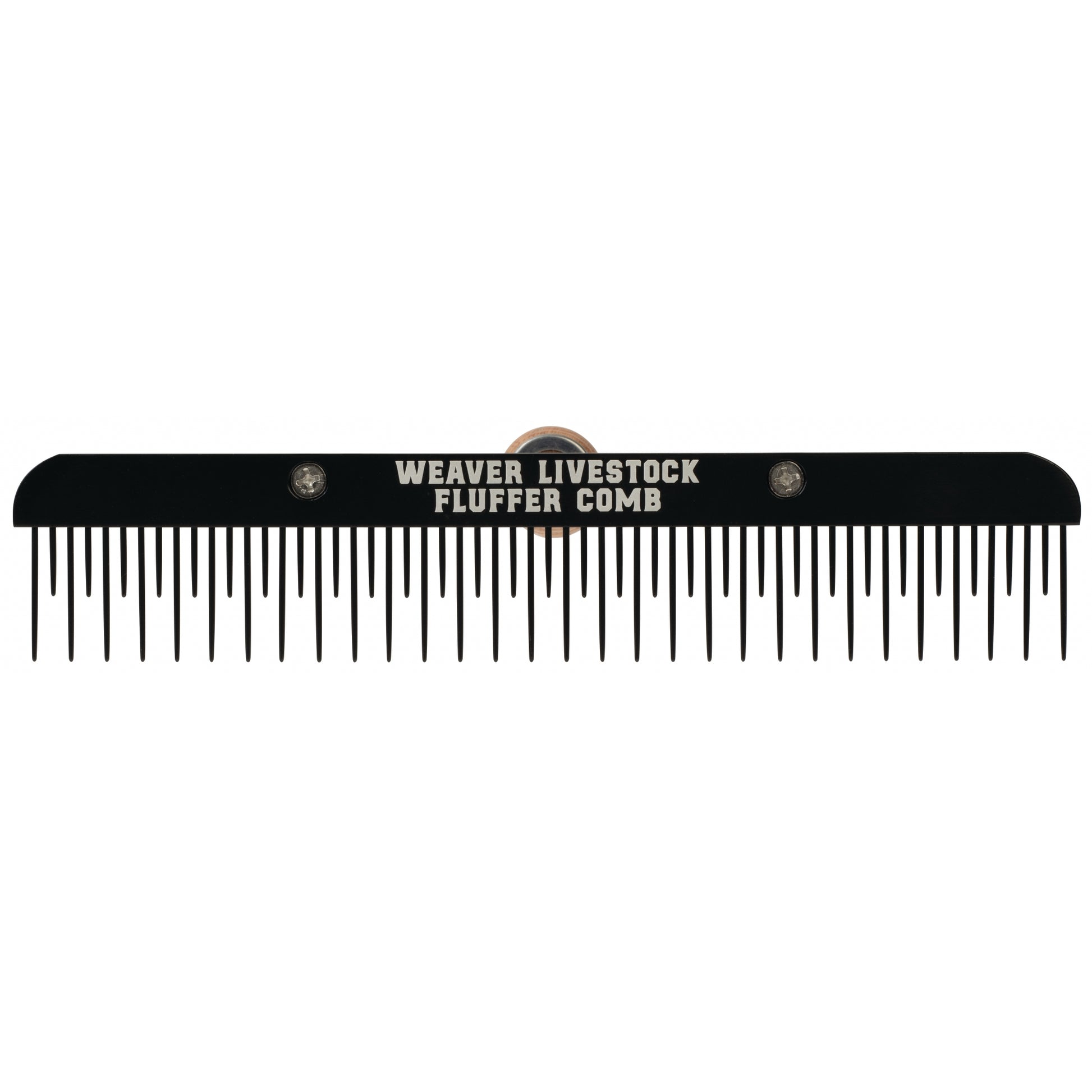 Weaver Teflon Fluffer Comb with Wooden Handle