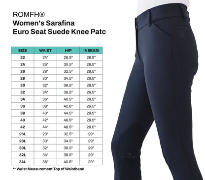 Romfh Ladies Sarafina KP Euroseat Breech