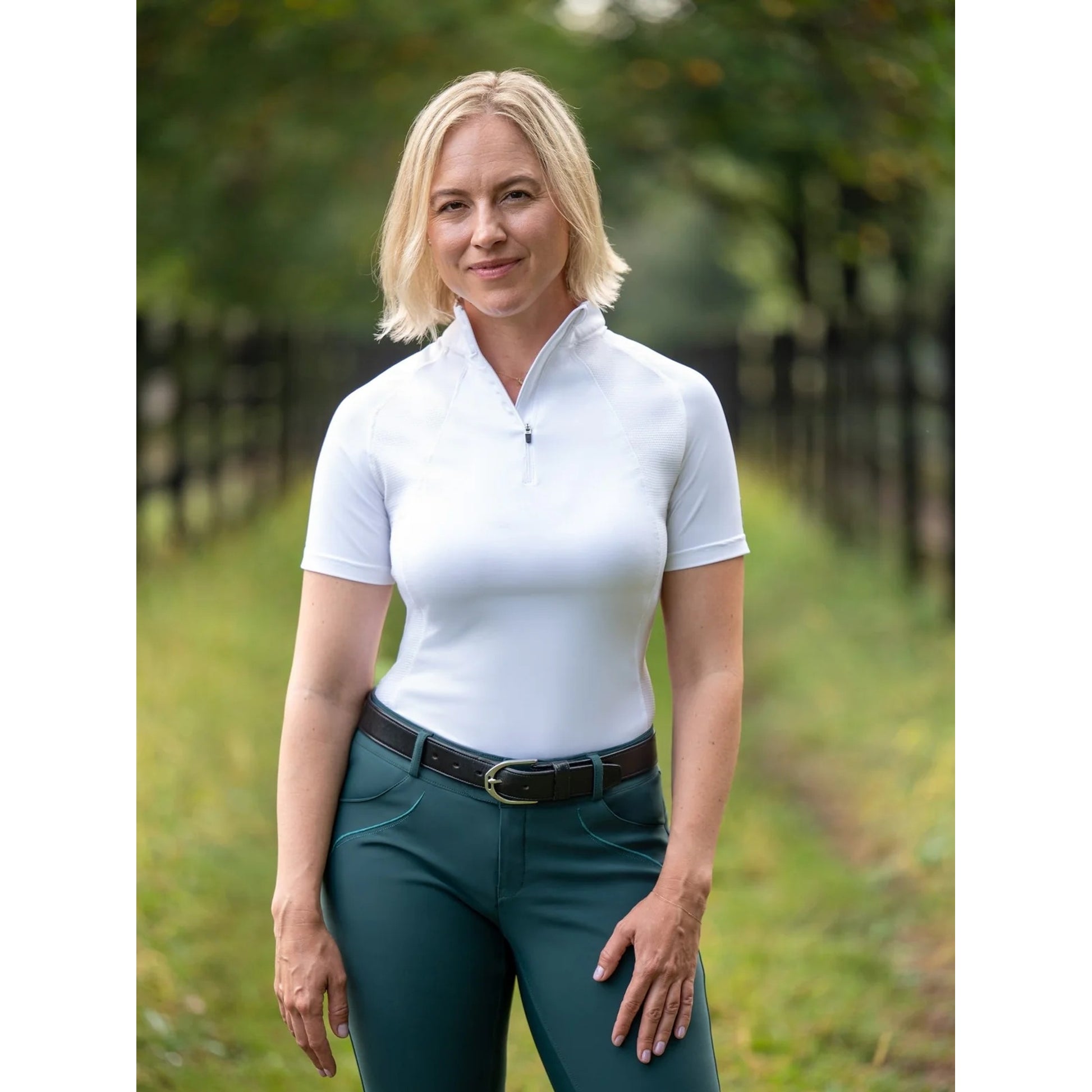FITS Perfect Fit 1/4 Zip Short Sleeve Shirt