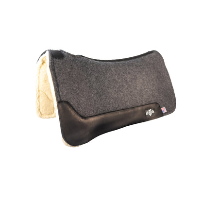 Professionals Choice Close Contact Cowboy Felt Air Ride Saddle Pad