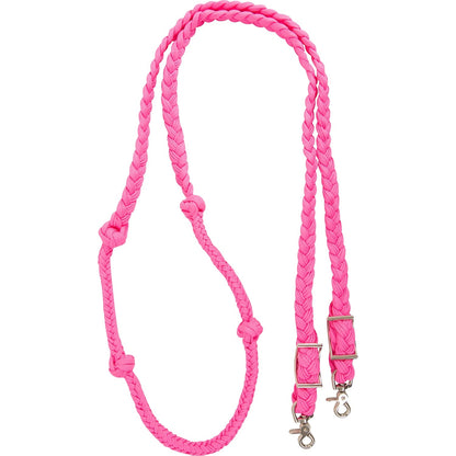 Martin Saddlery Braided Barrel Rein with Knots