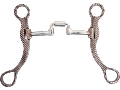 Classic Equine Low Port Barrel Bit Shank Rasp Design