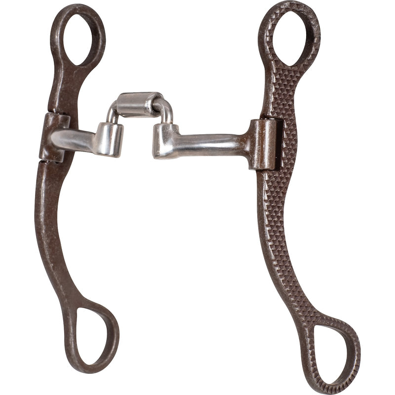 Classic Equine Low Port Barrel Bit Shank Rasp Design