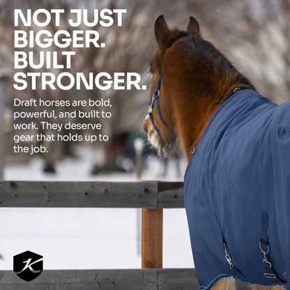 Kensington Draft Horse 1200D SureFit Turnout 80g