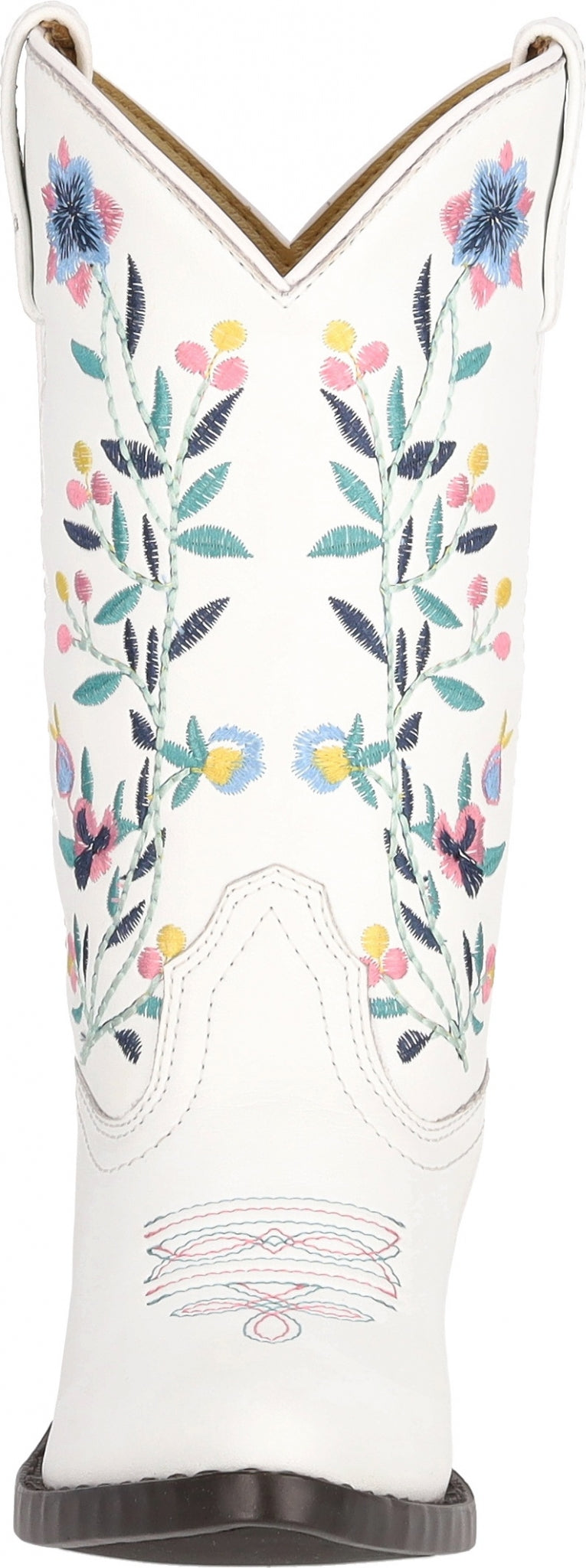 Smoky Mountain Youth Girls Lacey Leather Embroidered Western Boots