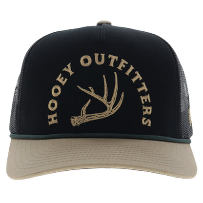Hooey Shed 5-Panel Trucker Hat with Tan Embroidery Logo
