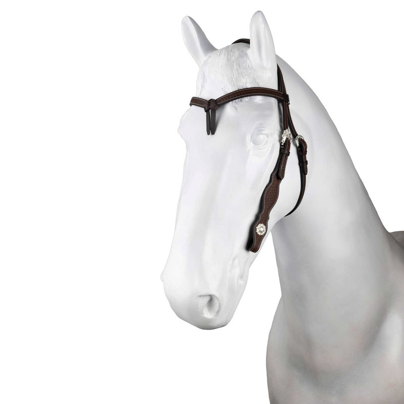 Horze Western Futurity Knot Headstall with Conchos