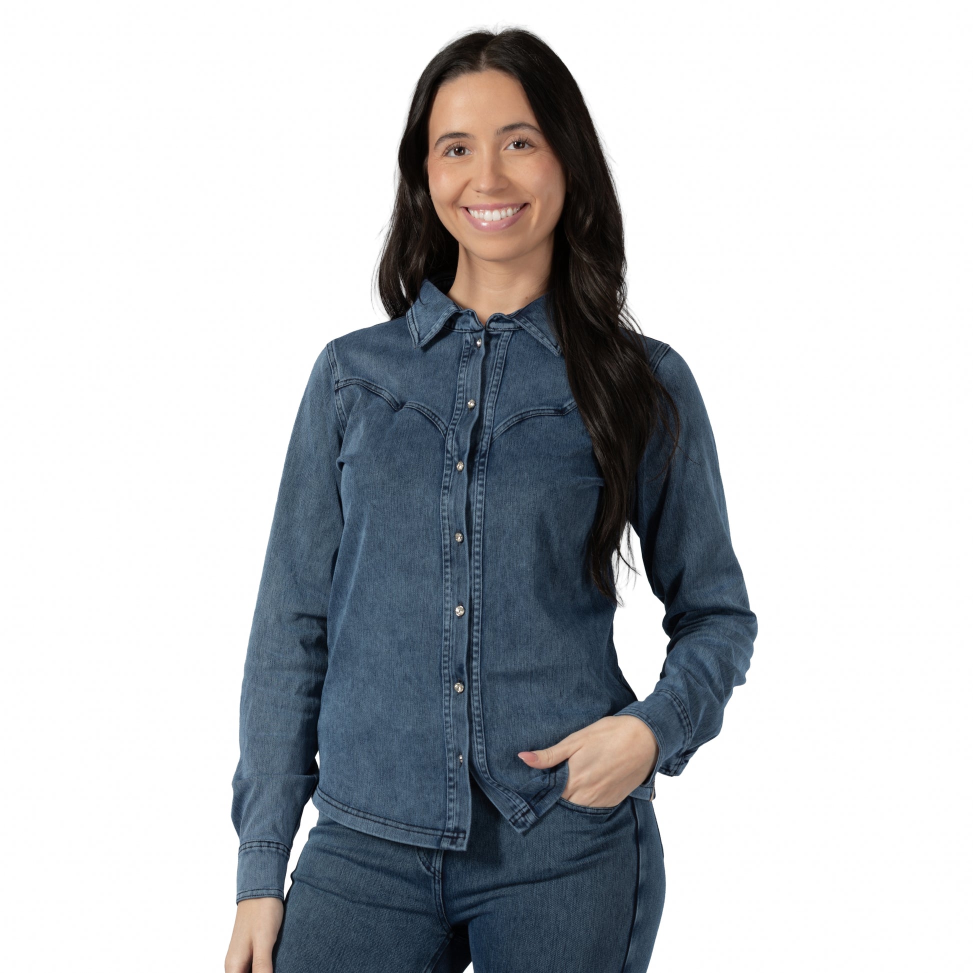 Horze Ulrika Ladies Western Stretch Shirt