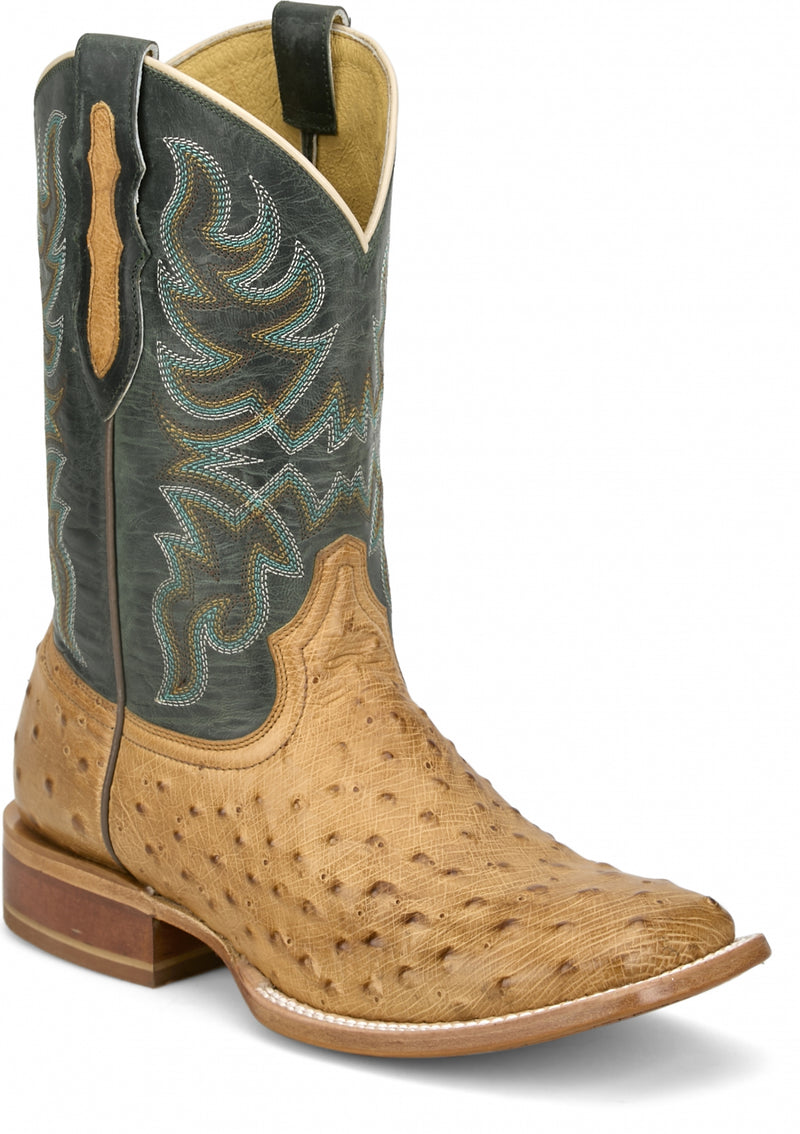 Tony Lama Mens Blaine 11" Ostrich Boots