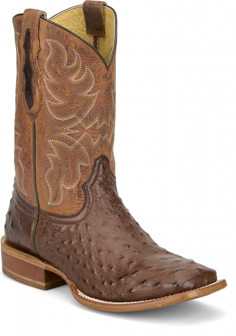 Tony Lama Mens Blaine 11" Ostrich Boots