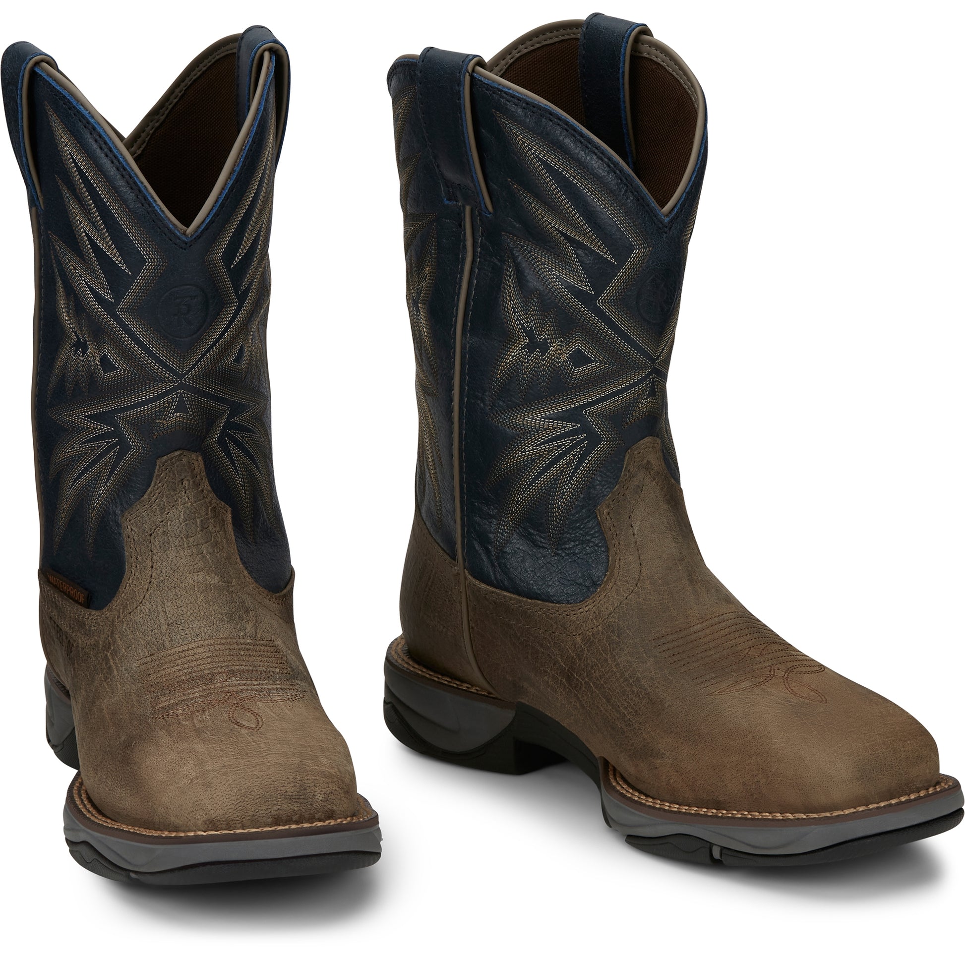Tony Lama Mens Bartlett 11" Pull-On Steel Toe Work Boots