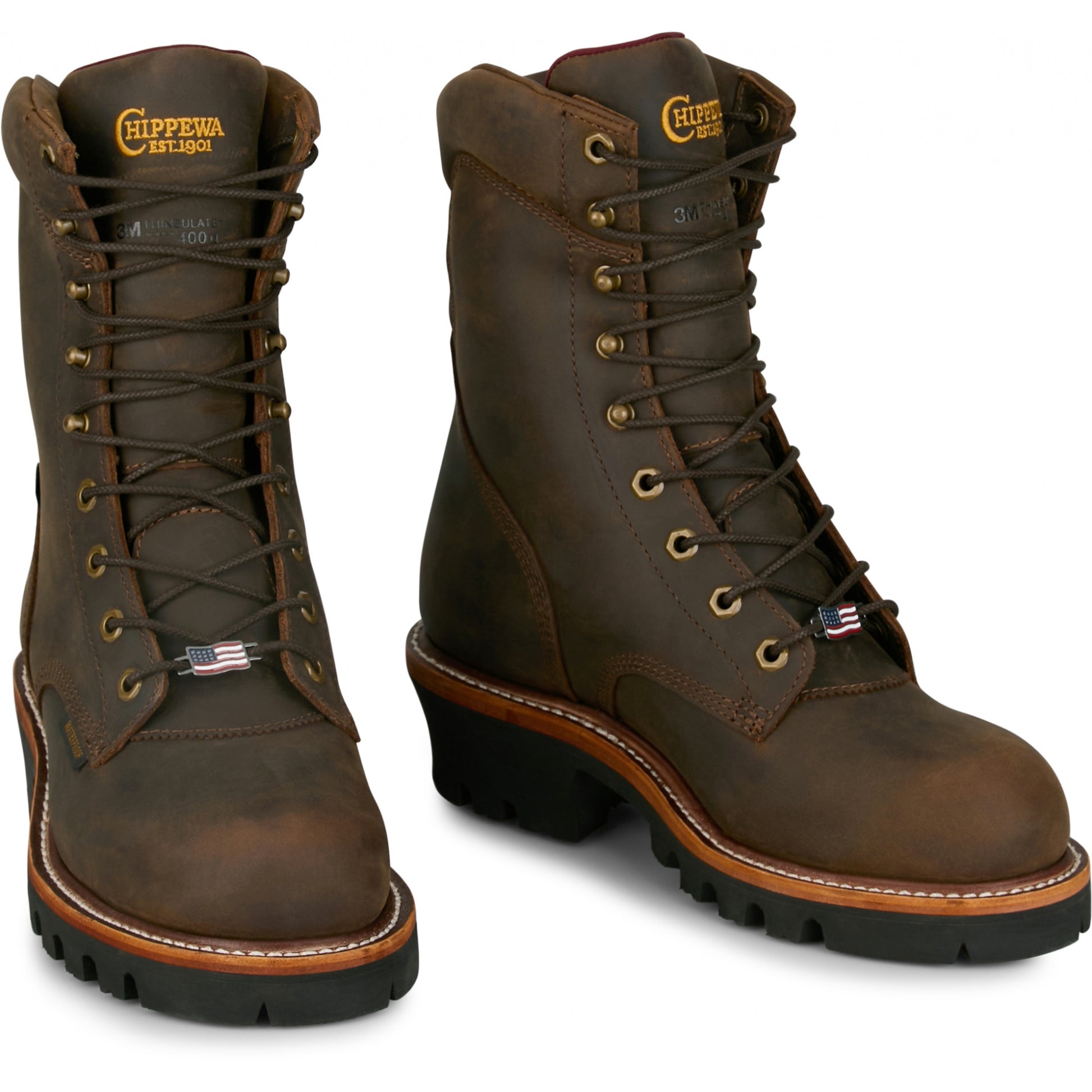 Chippewa Mens Super Logger 9" Waterproof Insulated Boots