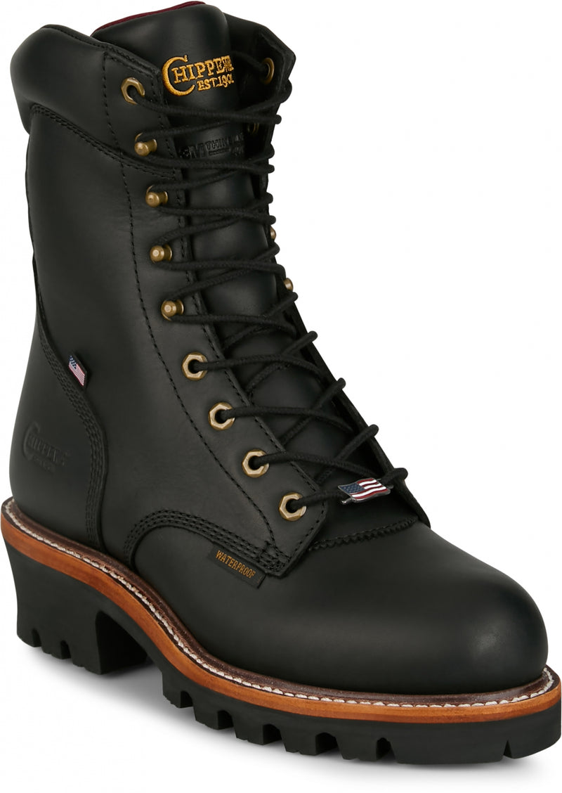 Chippewa Mens Super Logger 9" Waterproof Insulated Steel Toe Boots